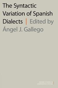 Abbildung von: The Syntactic Variation of Spanish Dialects - OUP eBook