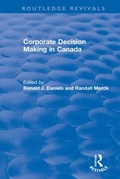 Cover: Corporate Decision Making in Canada - Routledge