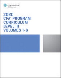 Abbildung von: CFA Program Curriculum 2020 Level III, Volumes 1 - 6 - Wiley