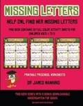 Cover: Printable Preschool Worksheets (Missing letters - Activity Books for Toddlers