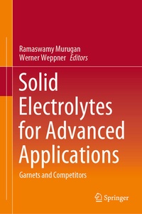 Abbildung von: Solid Electrolytes for Advanced Applications - Springer