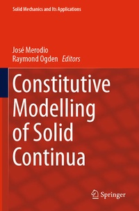 Enlarge image Cover: Constitutive Modelling of Solid Continua - Springer