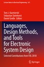 Cover: Languages, Design Methods, and Tools for Electronic System Design - Springer