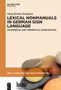 Cover: Lexical Nonmanuals in German Sign Language - De Gruyter Mouton