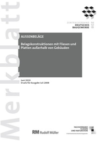 Abbildung von: Merkblatt Außenbeläge: 2019-08 (PDF) - Rudolf Müller Verlag