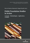 Cover: Polish Translation Studies in Action - Peter Lang Verlag