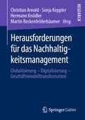 Cover: Herausforderungen f&uuml;r das Nachhaltigkeitsmanagement - Springer Gabler
