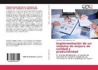 Abbildung von: Implementación de un sistema de mejora de calidad y productividad - Editorial Académica Española