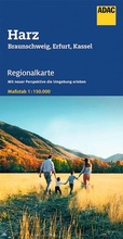 Cover: ADAC Regionalkarte 08 Harz 1:150.000 - ADAC Kartografie ein Imprint von MAIRDUMONT
