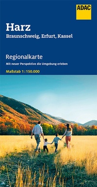 Abbildung von: ADAC Regionalkarte 08 Harz 1:150.000 - ADAC Kartografie ein Imprint von MAIRDUMONT