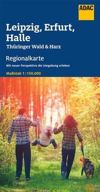 Abbildung von: ADAC Regionalkarte 09 Leipzig, Erfurt, Halle 1:150.000 - ADAC Kartografie ein Imprint von MAIRDUMONT