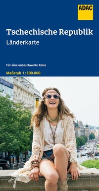 Abbildung von: ADAC Länderkarte Tschechische Republik 1:300.000 - ADAC Kartografie ein Imprint von MAIRDUMONT
