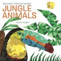 Enlarge image Cover: Geometric Color by Number: Jungle Animals - Dover Publications