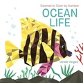 Cover: Geometric Color by Number: Ocean Life - Dover Publications