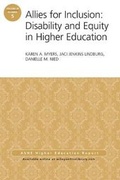Cover: Allies for Inclusion: Disability and Equity in Higher Education - Jossey-Bass