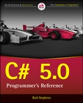 Cover: C# 5.0 Programmer's Reference - Wrox