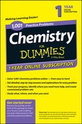 Cover: 1,001 Chemistry Practice Problems For Dummies Access Code Card (1-Year Subscription) - Wiley