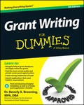 Cover: Grant Writing For Dummies - Wiley