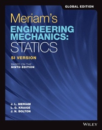 Enlarge image Cover: Meriam's Engineering Mechanics - Wiley