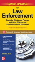 Cover: Quick Spanish for Law Enforcement, Premium Second Edition - McGraw-Hill Education