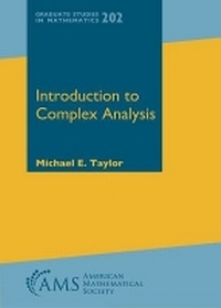 Enlarge image Cover: Introduction to Complex Analysis - American Mathematical Society