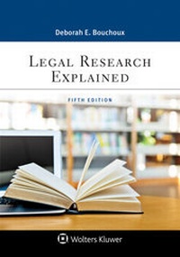 Abbildung von: Legal Research Explained - Aspen Publishing