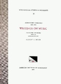 Cover: Msd 32 Jerome Cardan, Writings on Music, Introduction, Translation, and Edition by Clement A. Miller - American Institute of Musicology, Inc.