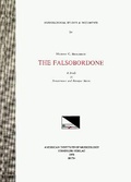 Cover: Msd 34 Murray C. Bradshaw, the Falsobordone. a Study in Renaissance and Baroque Music - American Institute of Musicology, Inc.