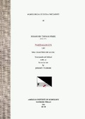 Cover: Msd 38 Johannes Thomas Freig, Paedagogus (1582), the Chapter on Music, Translated and Edited with an Introduction by Jeremy Yudkin - American Institute of Musicology, Inc.