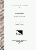 Cover: Msd 37 Nicolaus Burtius, Musices Opusculum (1487), Translated and Edited by Clement A. Miller - American Institute of Musicology, Inc.