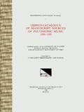 Cover: RMS 1 Census-Catalogue of Manuscript Sources of Polyphonic Music, 1400-1550, Edited by Herbert Kellman and Charles Hamm in 5 Volumes. Vol. V Cumulative Bibliography and Indices - American Institute of Musicology, Inc.