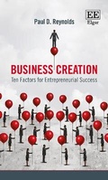 Cover: Business Creation - Edward Elgar Publishing