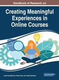 Cover: Handbook of Research on Creating Meaningful Experiences in Online Courses - Business Science Reference