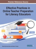 Cover: Effective Practices in Online Teacher Preparation for Literacy Educators - Business Science Reference