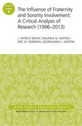Cover: The Influence of Fraternity and Sorority Involvement - Jossey-Bass