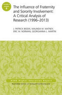 Enlarge image Cover: The Influence of Fraternity and Sorority Involvement - Jossey-Bass