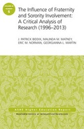 Cover: The Influence of Fraternity and Sorority Involvement - Jossey-Bass