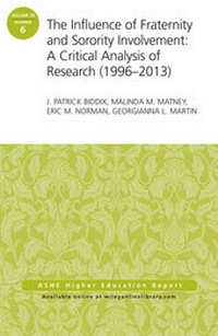 Enlarge image Cover: The Influence of Fraternity and Sorority Involvement - Jossey-Bass