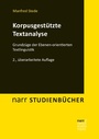 Cover: Korpusgestützte Textanalyse - Narr Francke Attempto Verlag
