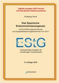 Cover: Das spanische Einkommensteuergesetz mit Durchf&uuml;hrungsverordnung (PDF-Version) - Xenomoi Verlag