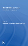 Cover: Rural Public Services - Routledge