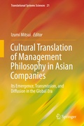 Cover: Cultural Translation of Management Philosophy in Asian Companies - Springer