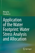 Cover: Application of the Water Footprint: Water Stress Analysis and Allocation - Springer