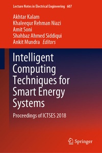 Enlarge image Cover: Intelligent Computing Techniques for Smart Energy Systems - Springer