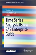 Cover: Time Series Analysis Using SAS Enterprise Guide - Springer