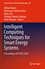 Cover: Intelligent Computing Techniques for Smart Energy Systems - Springer