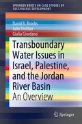 Cover: Transboundary Water Issues in Israel, Palestine, and the Jordan River Basin - Springer