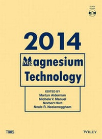 Enlarge image Cover: Magnesium Technology 2014 - Wiley-TMS