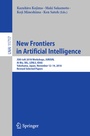 Cover: New Frontiers in Artificial Intelligence - Springer