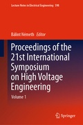 Cover: Proceedings of the 21st International Symposium on High Voltage Engineering - Springer